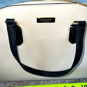 Black and white Kate spade purse
